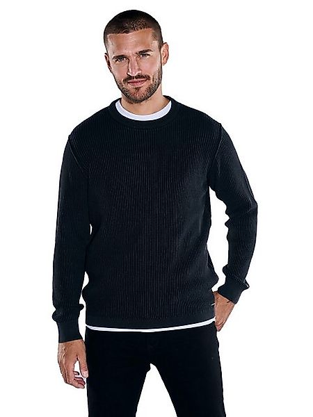 emilio adani Rundhalspullover Pullover strukturiert günstig online kaufen