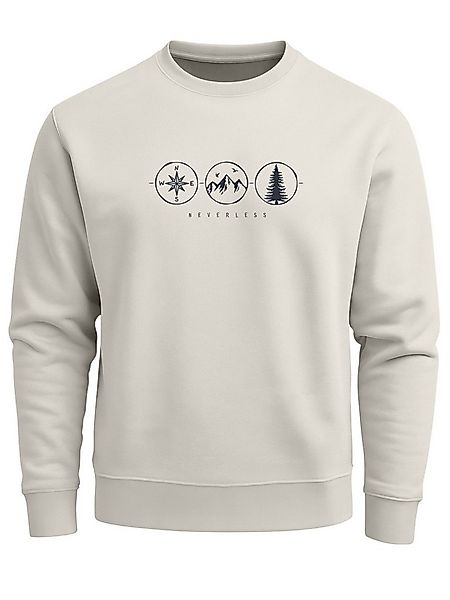Neverless Sweatshirt Sweatshirt Herren Frontprint Nature Spirit, Icons See günstig online kaufen