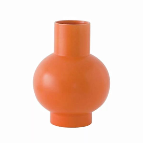 Vase Strøm Extra Large keramik orange / H 33 cm - Keramik / Handgefertigt - günstig online kaufen