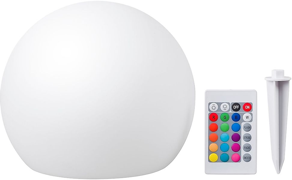 Ubbink LED Gartenleuchte "MultiBright Solar Float 20" Farbwechsler  Kaltwei günstig online kaufen