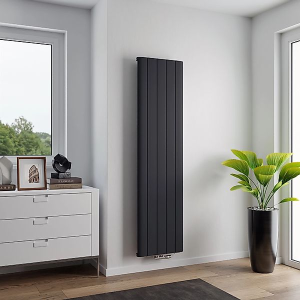 Ximax Aluminium-Heizkörper Trigo Mittenanschluss 180 cm x 47 cm Anthrazit 9 günstig online kaufen