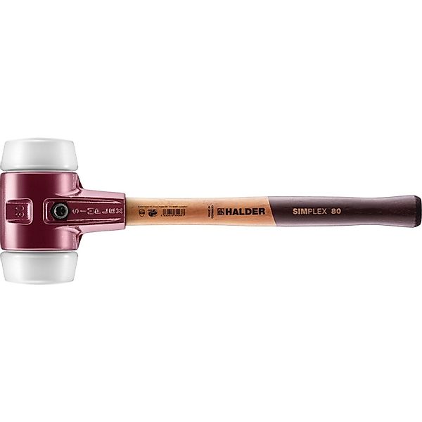 Halder Simplex Schonhammer Ø 80 mm Superplastik mit Tempergussgehäuse günstig online kaufen