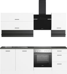 KOCHSTATION Küchenzeile "KS-Betty" Breite 220 cm, mit E-Geräten von Bauknec günstig online kaufen