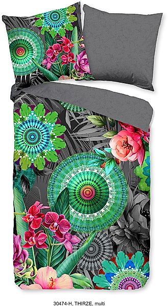 hip Wendebettwäsche "Thirze" 2 Stk. tlg. Mako-Satin, 135x200, Reißverschlus günstig online kaufen