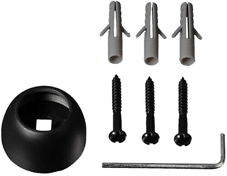 Liedeco Wandbefestigung für Gardinenstangen Ø 20 mm günstig online kaufen