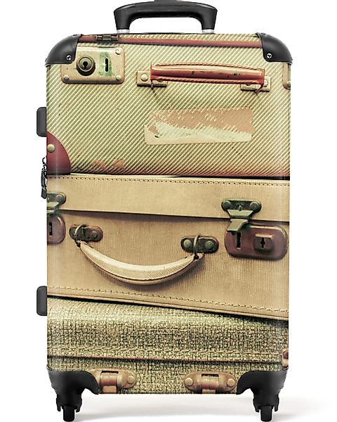 NoBoringSuitcases.com© Hartschalen-Trolley Vintage - Koffer - günstig online kaufen