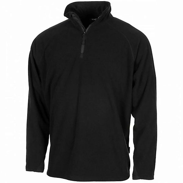 MFH Langarmshirt Shirt, "Troyer", Microfleece, langarm, schwarz, 200 g/m² günstig online kaufen