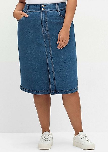 Sheego A-Linien-Rock Jeansrock günstig online kaufen