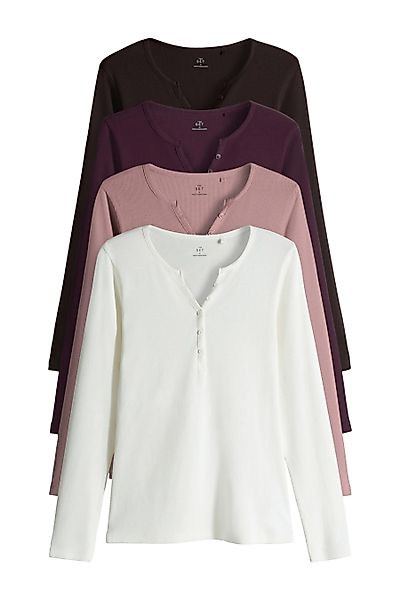 The Set Langarmshirt The Set gerippte günstig online kaufen