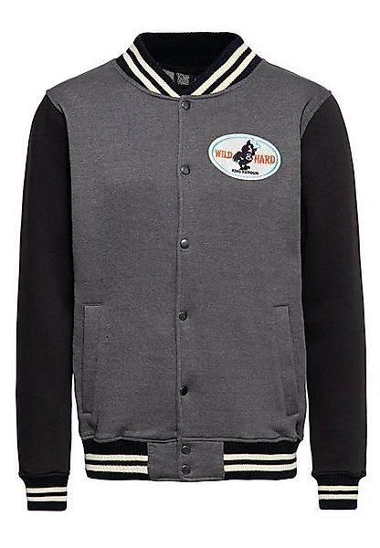 KingKerosin Collegejacke Super Cock (1-St) mit großem Rückenpatch günstig online kaufen