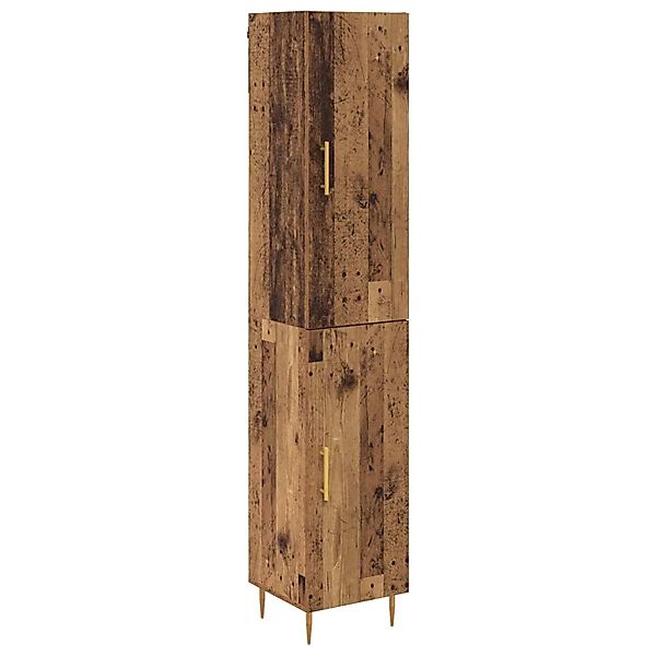 vidaXL Highboard 2-Tlg Altholz Holzwerkstoff 3415691 günstig online kaufen
