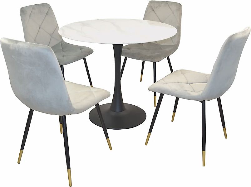 HOFMANN LIVING AND MORE Sitzgruppe Spar-Set, 5tlg. Set, 5 Stk. tlg. günstig online kaufen