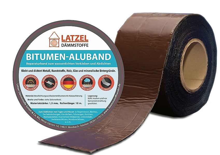Latzel Dämmstoffe Dichtband Bitumen Aluband Dichtband günstig online kaufen