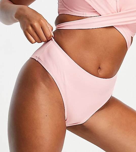 Ivory Rose – Fuller Bust – Mix and Match – Bikinihose mit hohem Bund in Zar günstig online kaufen