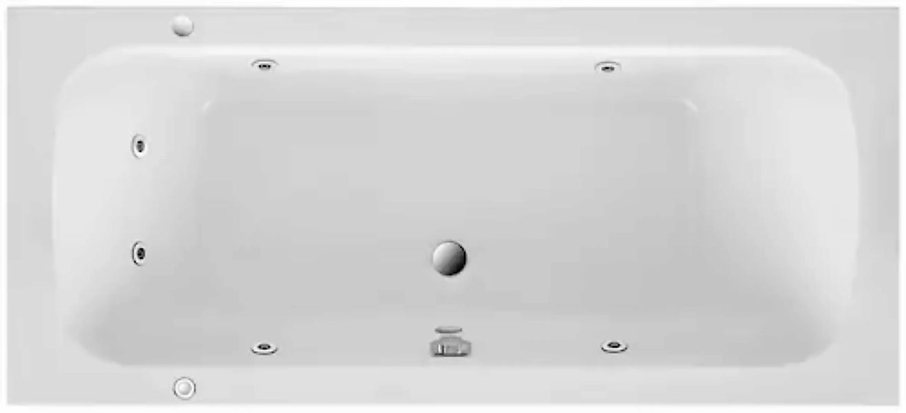 OTTOFOND Whirlpool-Badewanne »Malta 170«, (Komplett-Set), Typ 1, 170x75 cm günstig online kaufen