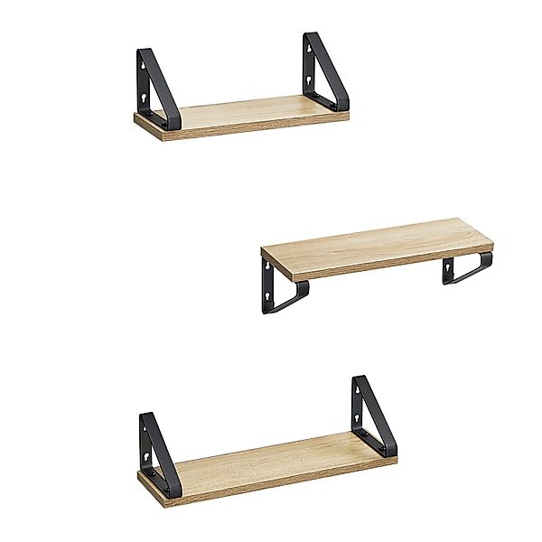 VASAGLE Wandregal Schweberegal, 3er Set, Regalbrett, günstig online kaufen