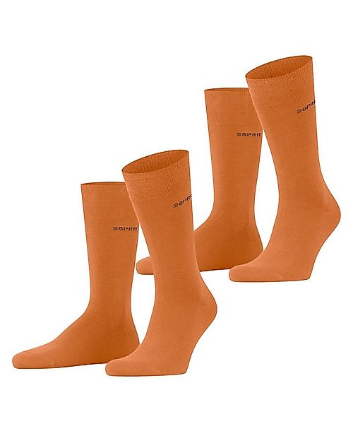 Esprit Socken Basic Uni 2-Pack (2-Paar) mit hohem Baumwollanteil günstig online kaufen