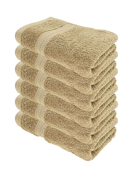 Julie Julsen Handtücher 6-Handtücher-Sand, Bio-Baumwolle (6-St) günstig online kaufen