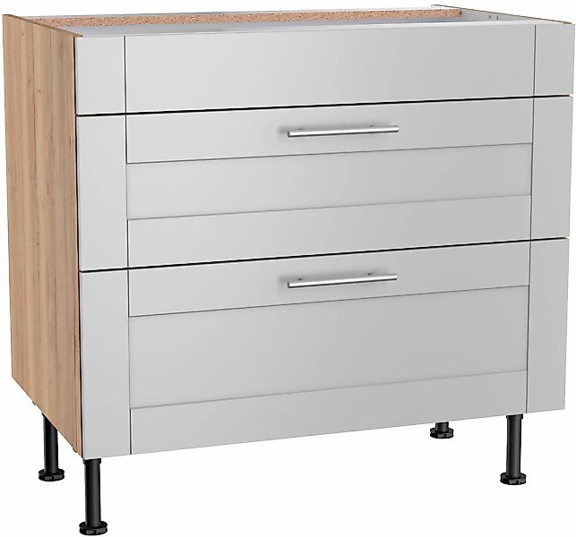 KOCHSTATION Kochfeldumbauschrank "KS-Ahus" Breite 90 cm günstig online kaufen