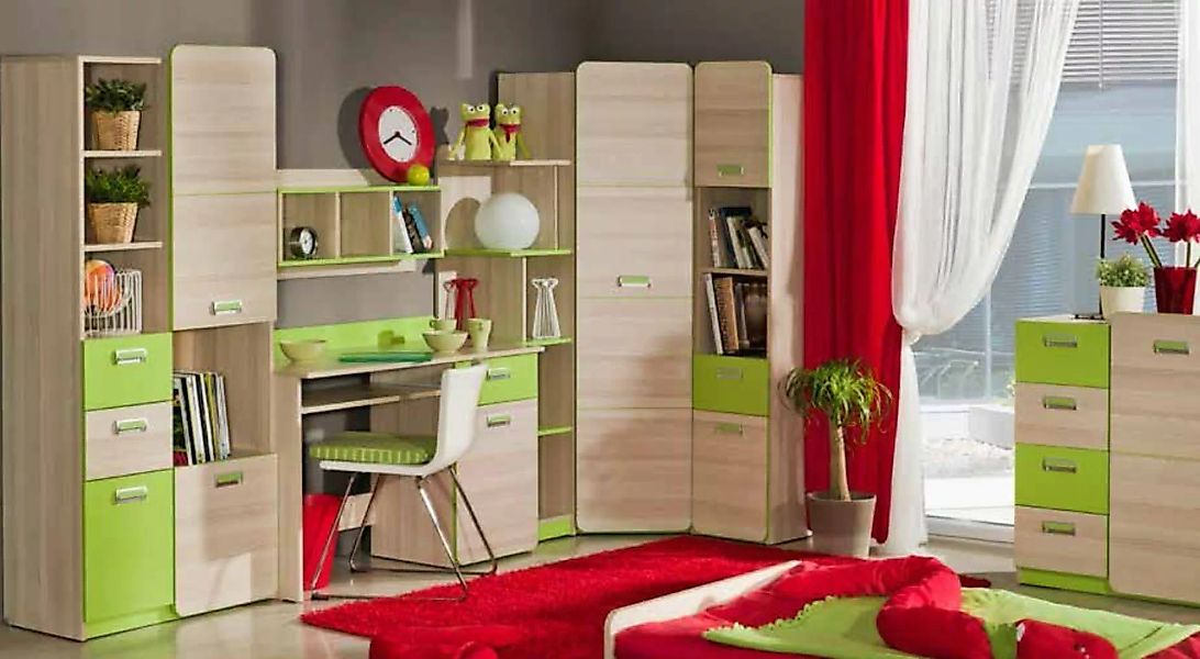 JVmoebel Kinderbett, Bett + Matratze Kinder Jugend Zimmer Betten Holz Schla günstig online kaufen