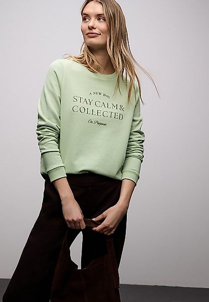 STREET ONE Sweatshirt mit Schriftzug günstig online kaufen