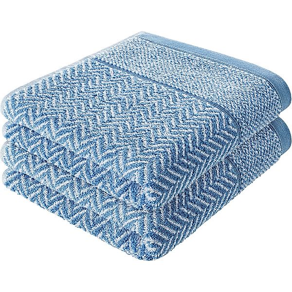 Herzbach Home Duschtücher Italiana, (2-St), 2er günstig online kaufen