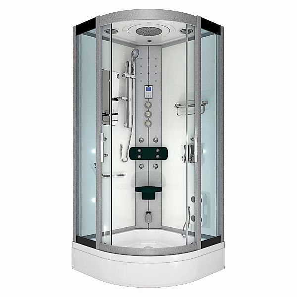 AcquaVapore Dampfdusche Duschtempel Sauna Dusche Duschkabine D46-60T3 100x1 günstig online kaufen