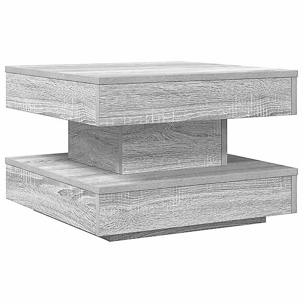 vidaXL Couchtisch Couchtisch 360-Grad Drehbar Grau günstig online kaufen