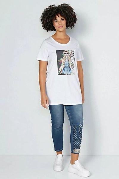 Angel of Style Rundhalsshirt T-Shirt Classic Fit Frauen-Motiv Rundhals Halb günstig online kaufen