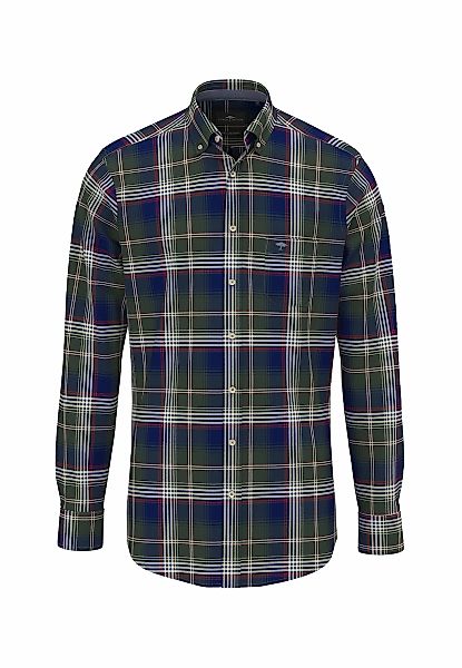 FYNCH-HATTON Langarmhemd mit Logo Stickerei günstig online kaufen