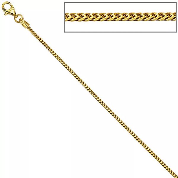 SIGO Bingokette 585 Gelbgold 1,5 mm 50 cm Gold Kette Halskette Goldkette Ka günstig online kaufen