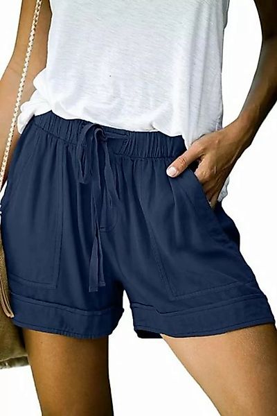 KIKI Sweatshorts Damen Shorts elastischer Bund Kordelzug lässige Hotpants S günstig online kaufen
