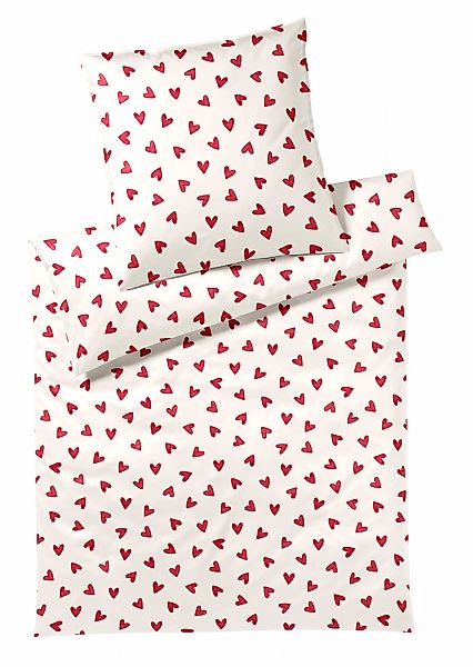 Elegante Bettwäsche "Cherie" 2 Stk. tlg. angenehmes Hautgefühl günstig online kaufen