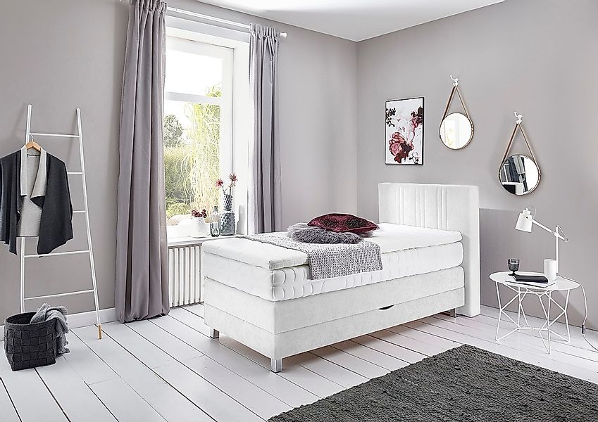 Westfalia Schlafkomfort Boxspringbett wahlweise mit Bettkasten und Topper günstig online kaufen