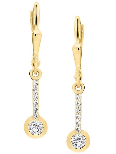 My Gold Paar Ohrhänger Damen Gold 375 Zirkonia (9 Karat) (Set, 2-tlg., inkl günstig online kaufen
