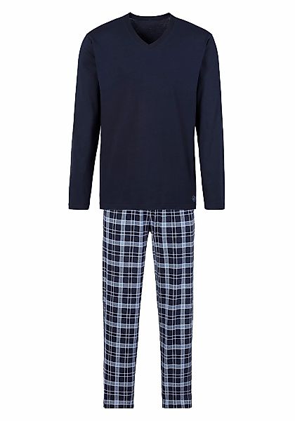 s.Oliver Pyjama 1 Stück, 2 mit Karo-Hose günstig online kaufen