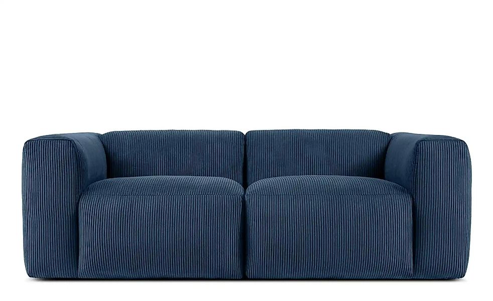 KONSIMO Einzelsofa  Buffo ¦ blau ¦ Maße (cm): B: 210 H: 73 Polstermöbel > S günstig online kaufen