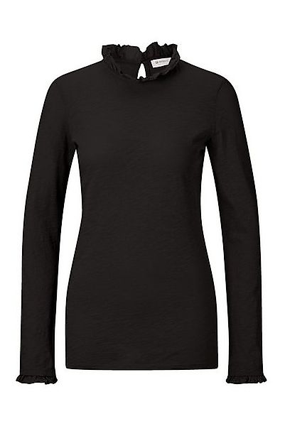 Rich & Royal Langarmshirt Organic Slub Frill Longsleeve günstig online kaufen