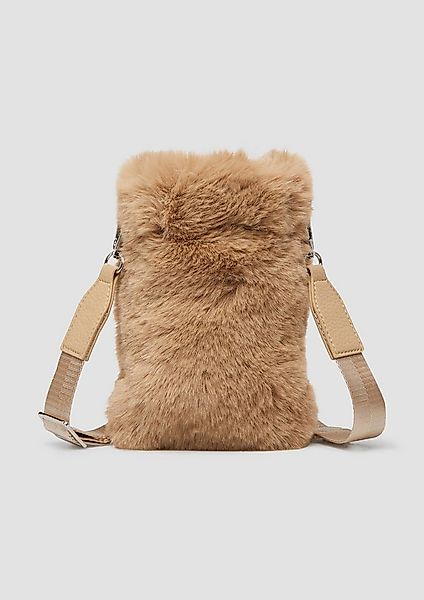 s.Oliver Umhängetasche Tasche, Handytasche aus Fake Fur mit abnehmbarem Sch günstig online kaufen