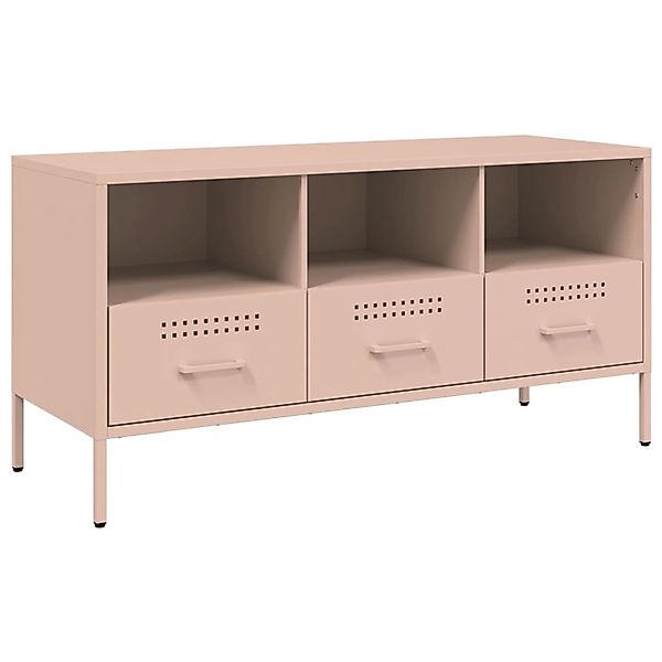 VidaXL TV-Schrank Rosa 100,5x39x50,5 cm Kaltgewalzter Stahl günstig online kaufen