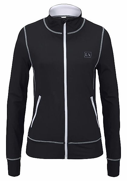 LASCANA ACTIVE Trainingsjacke "Black Marble", Trainingsjacke mit Kontrastnä günstig online kaufen