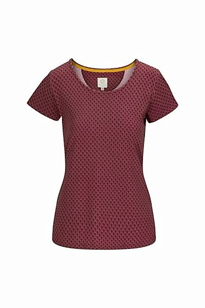 Longtop Tilly Short Sleeve Top Suki Dark Red S günstig online kaufen
