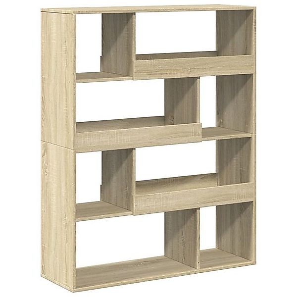 vidaXL Bücherregal Raumteiler Sonoma-Eiche 100x33x125,5 cm Holzwerkstoff, 1 günstig online kaufen