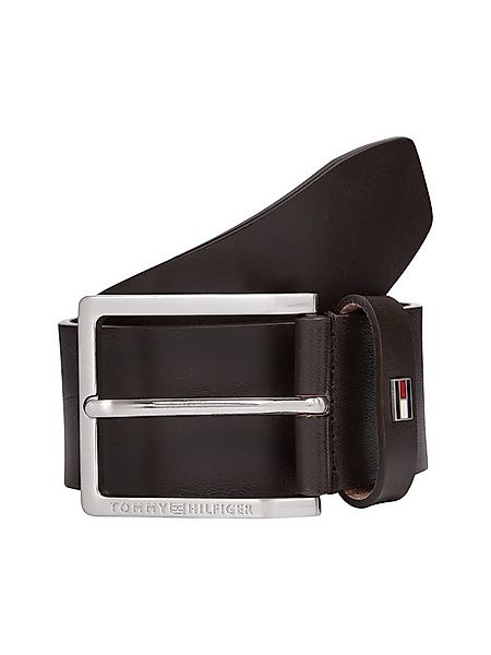 Tommy Hilfiger Ledergürtel OLIVER 4.0 cm breit Größenverstellbar, Markenlog günstig online kaufen