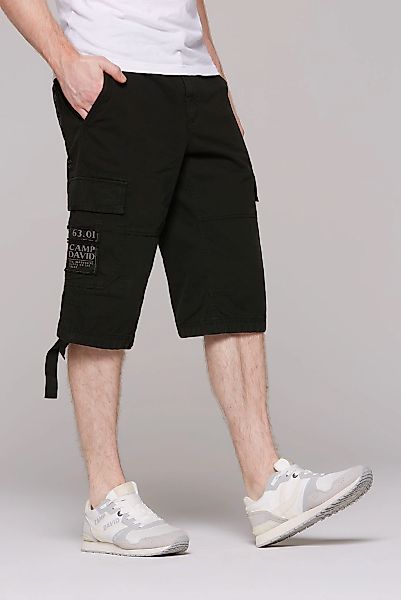 CAMP DAVID Skaterbermudas, Sommerhose mit Webstreifen und Prints günstig online kaufen