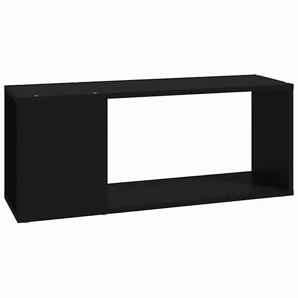 furnicato TV-Schrank Schwarz 80x24x32 cm Holzwerkstoff (1-St) günstig online kaufen