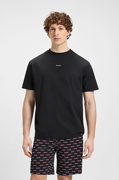 HUGO Underwear Pyjamaoberteil "SPLIT LOGO" mit zweifarbigen Logo günstig online kaufen