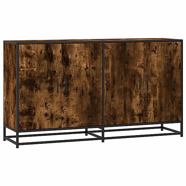 vidaXL Sideboard Räuchereiche 134x35x76 cm Holzwerkstoff 3300817 günstig online kaufen