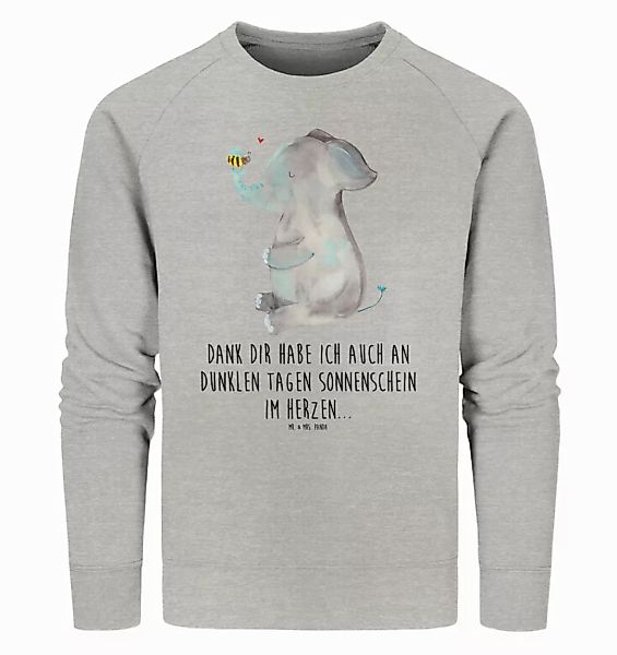 Mr. & Mrs. Panda Longpullover Größe XL Elefant Biene - Heather Grey - Gesch günstig online kaufen