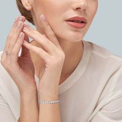 ROUGEMONT Tennisarmband Funkelndes Damen Tennisarmband CZ günstig online kaufen